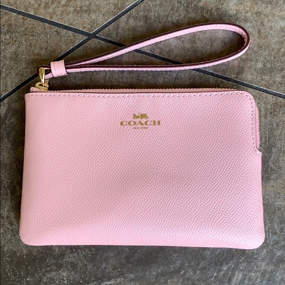COACH Corner Zip Wristlet IM/Blossom - Picture 10 of 16